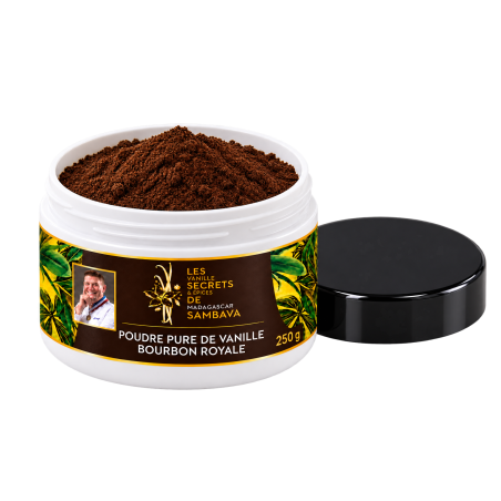 Poudre pure de vanille Bourbon Royale de Madagascar