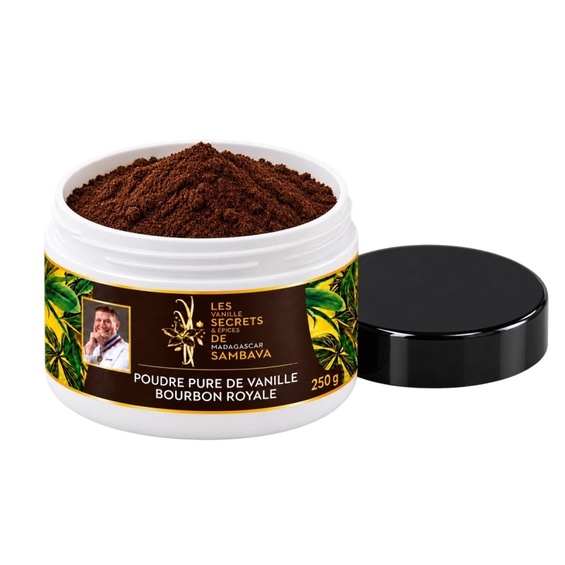 Poudre pure de vanille Bourbon Royale