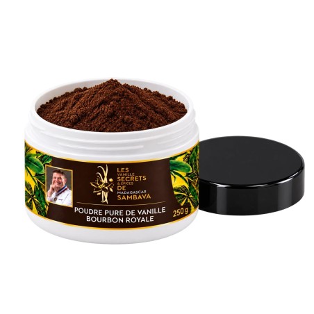 Poudre pure de vanille Bourbon Royale