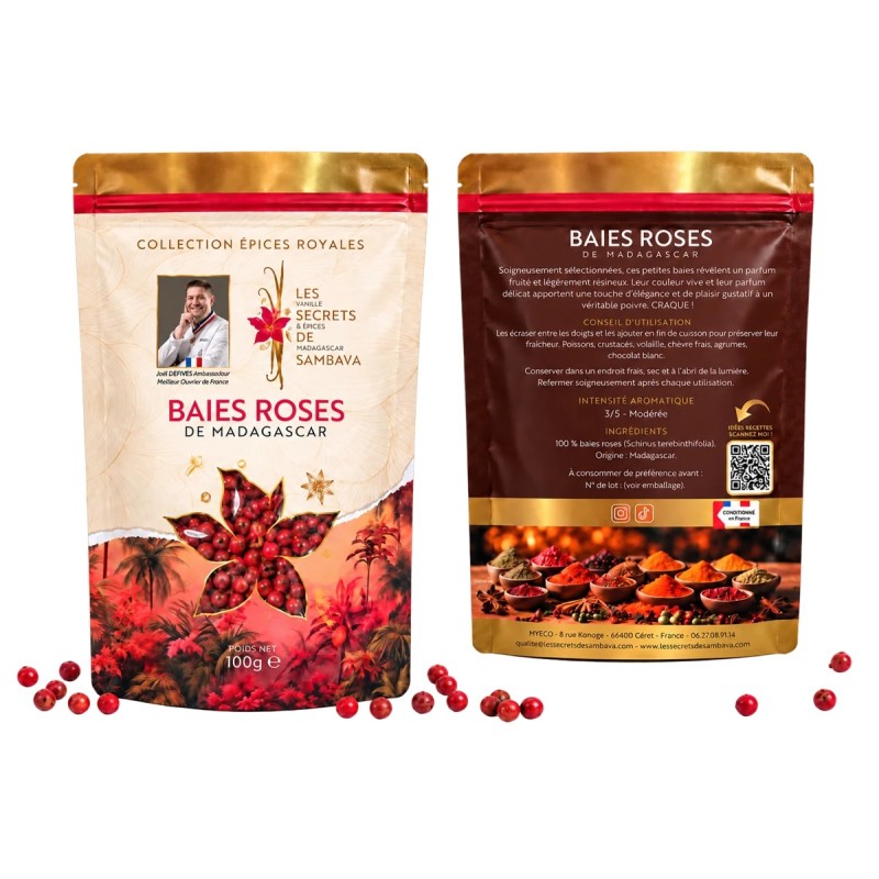 Baies roses de Madagascar - Grade 1