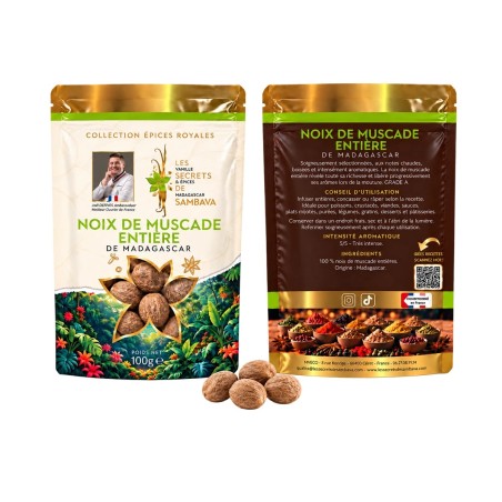 Noix de muscade de Madagascar - Grade A