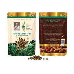 Poivre vert frit de Madagascar - Grade 1