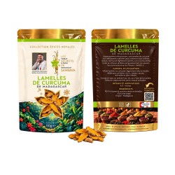 Lamelles de curcuma de Madagascar - Grade A