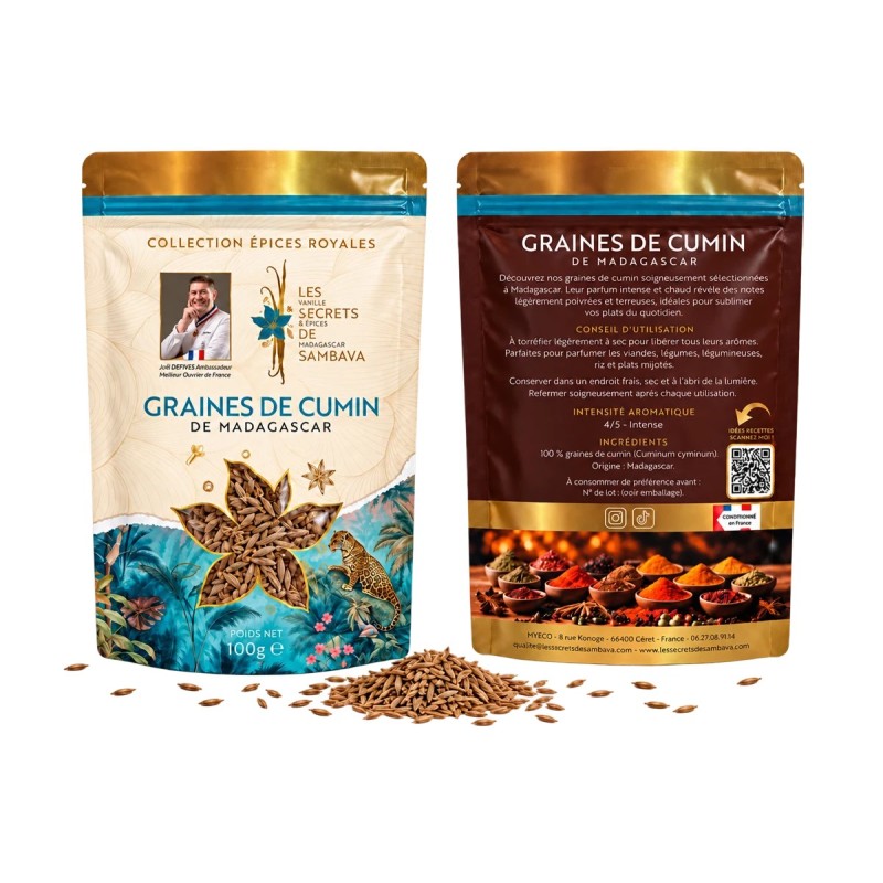 Graines de cumin de Madagascar - Qualité européenne
