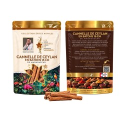 Cannelle de Ceylan en bâtons de Madagascar – 16 cm