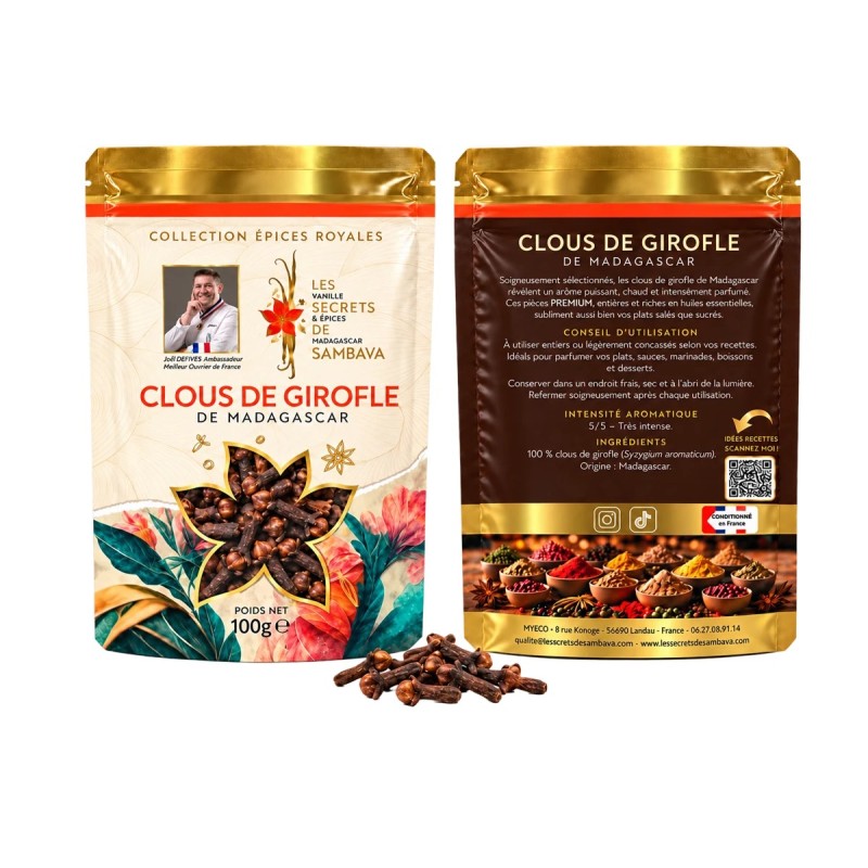 Clous de girofle de Madagascar