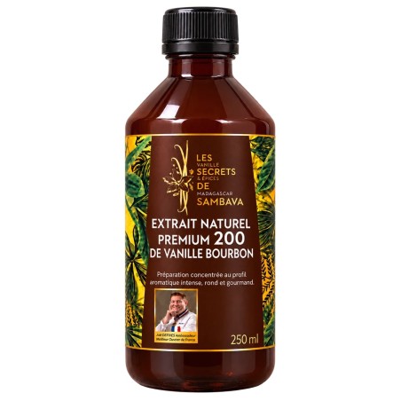 Extrait naturel Premium 200 de vanille Bourbon