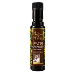 Extrait naturel Royal 400 de vanille Bourbon de Madagascar avec graines