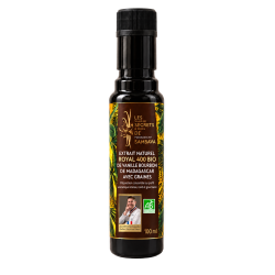 Extrait naturel Royal 400 BIO de vanille Bourbon de Madagascar avec graines