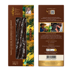 Vanille Gourmet Bourbon Royale BIO de Madagascar - 16 cm