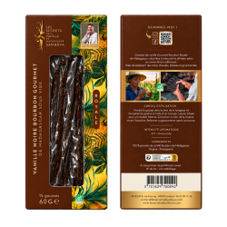 Vanille Gourmet Bourbon Royale BIO de Madagascar - 16 cm