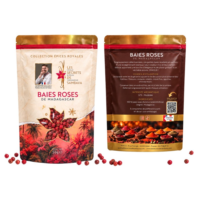 Baies roses de Madagascar - Grade 1