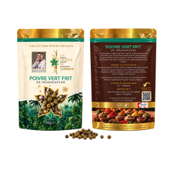 Poivre vert frit de Madagascar - Grade 1