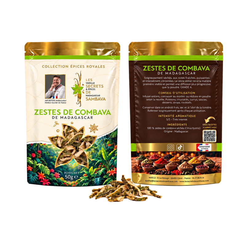 Zestes de Combava Royal de Madagascar - Grade A