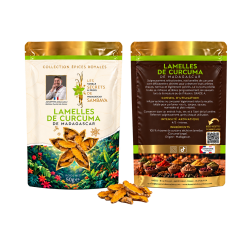 Lamelles de curcuma de Madagascar - Grade A