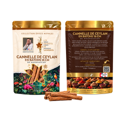 Cannelle de Ceylan de Madagascar en bâtons - 16 cm