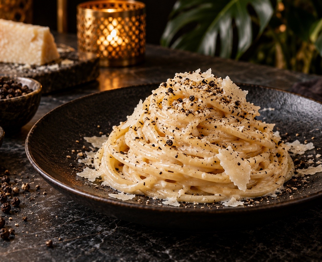 Cacio e pepe au poivre noir de Madagascar