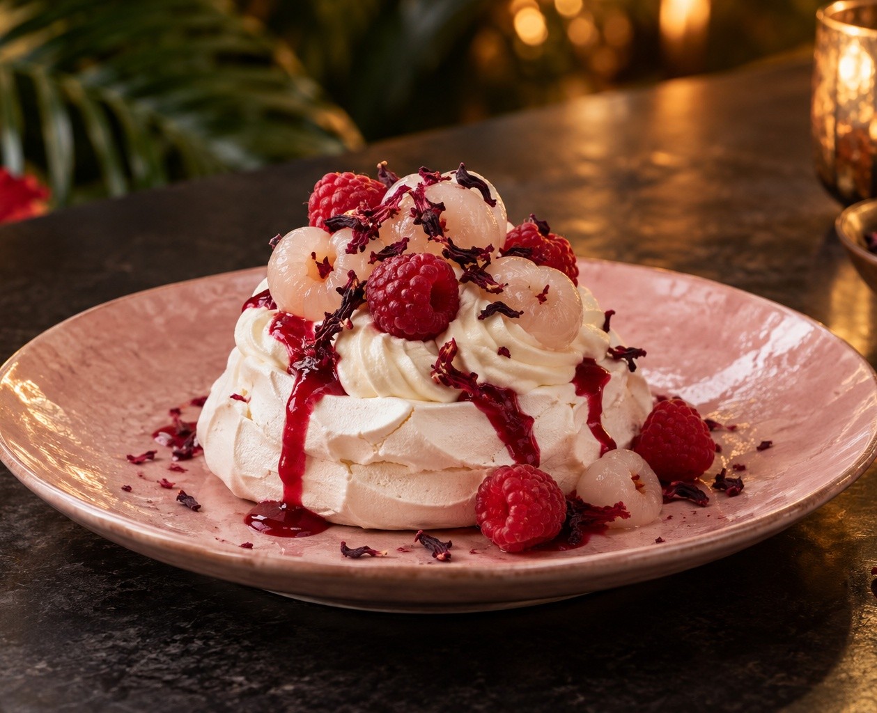 Pavlova aux fruits