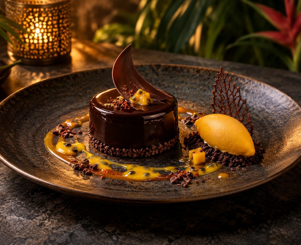 Chocolat noir et passion
