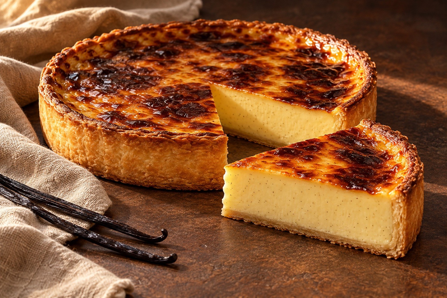 Flan très vanille