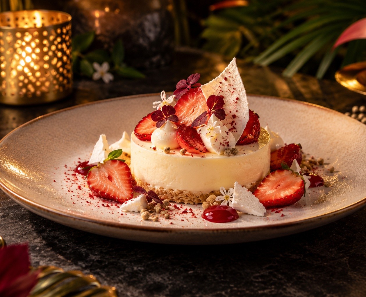 Fraise et chocolat blanc