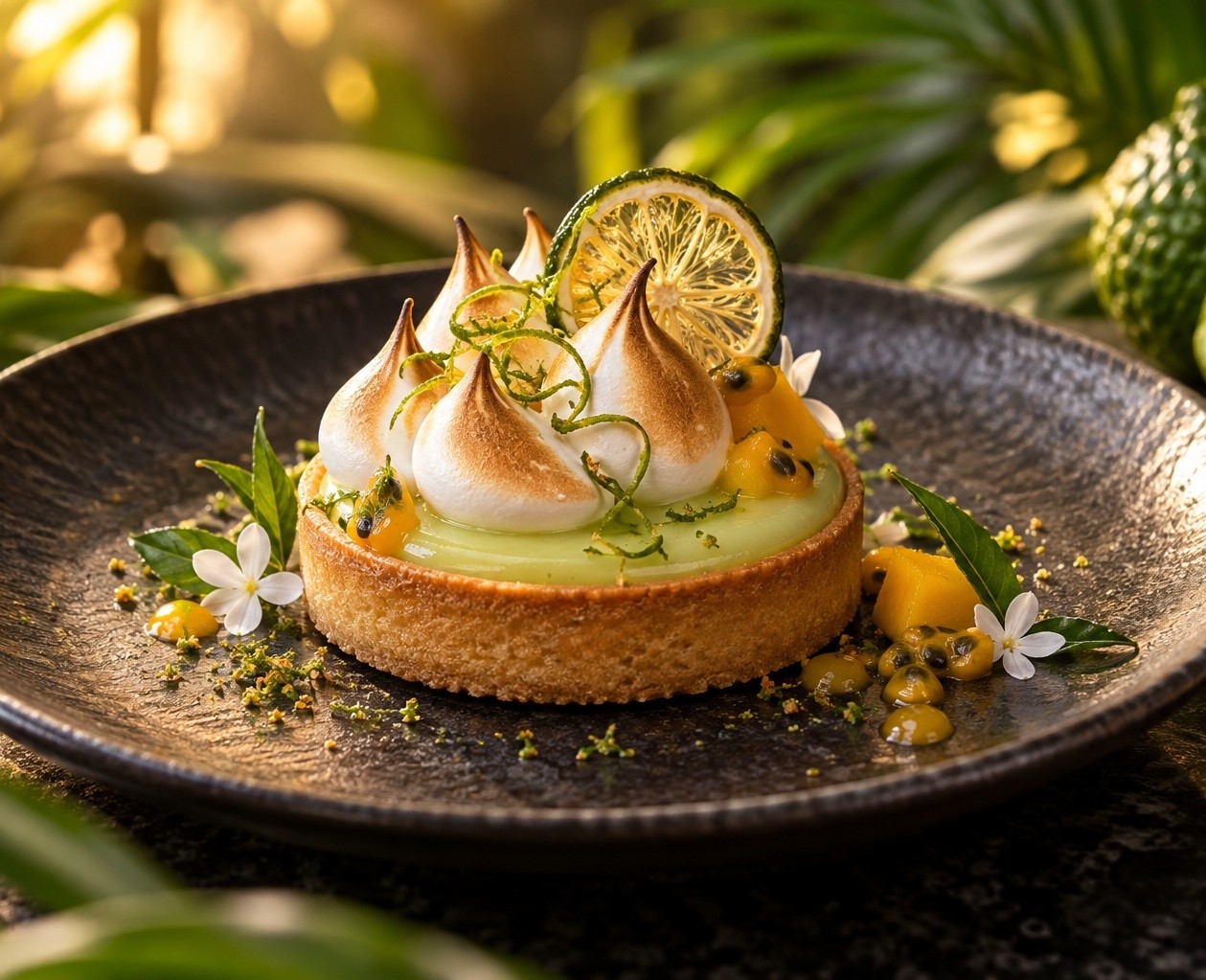 Tarte meringuée