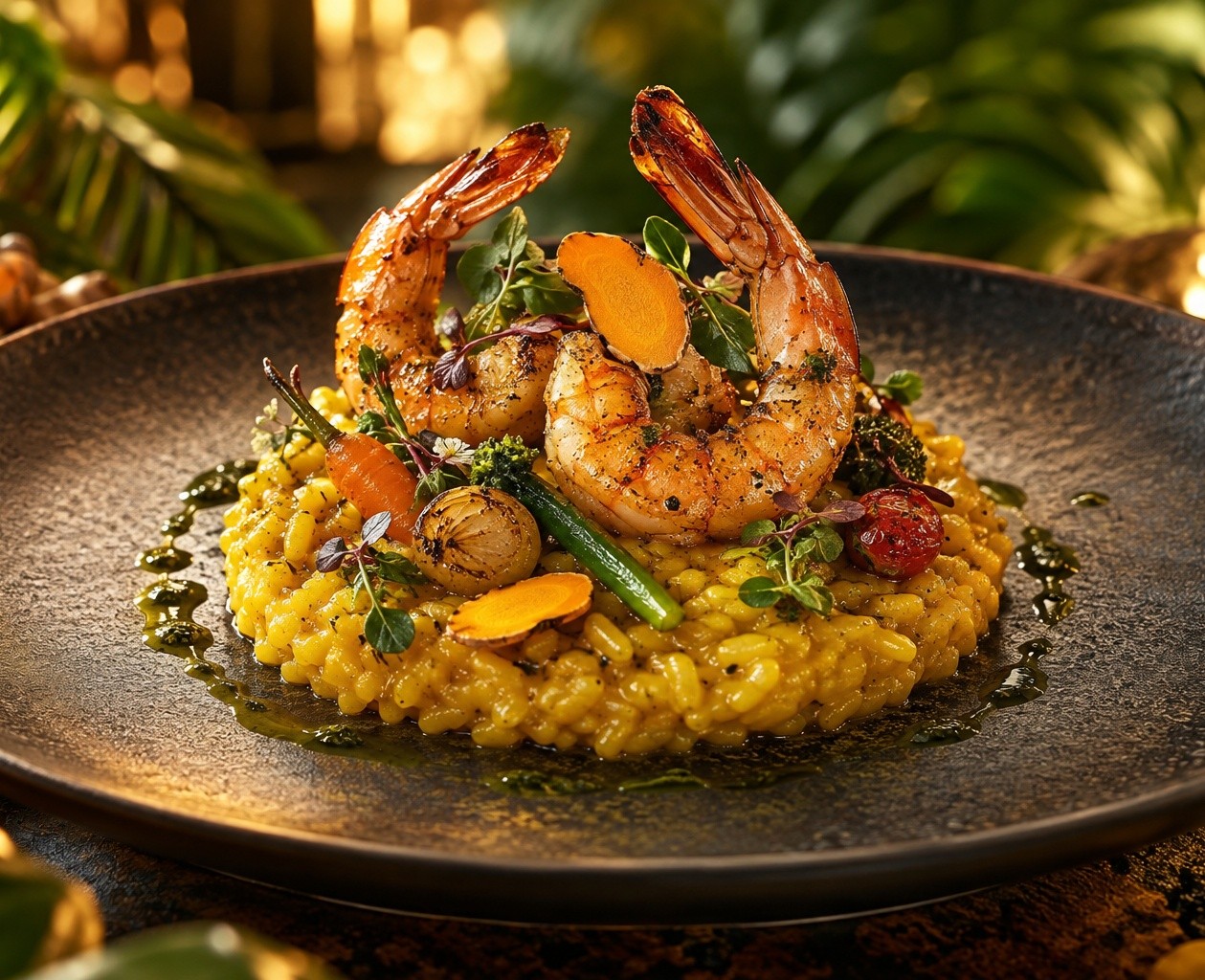 Risotto aux gambas