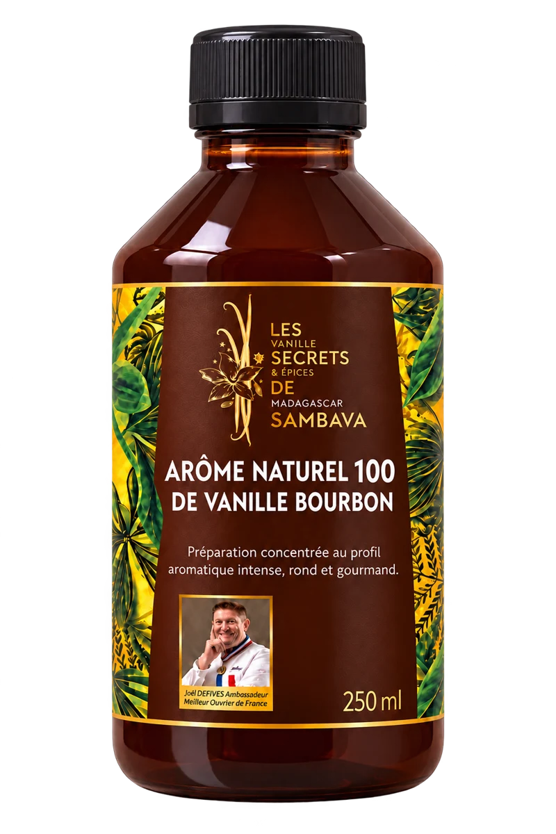Arôme naturel 100 de vanille Bourbon