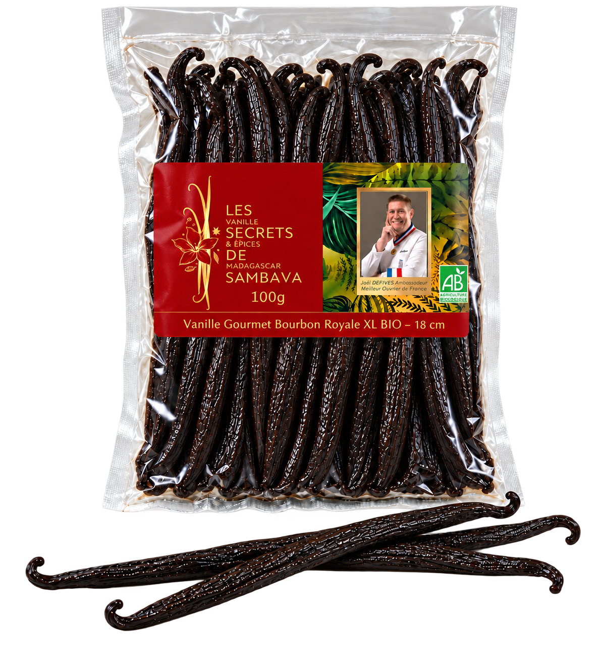 Vanille Gourmet Bourbon Royale XL BIO – 18 cm