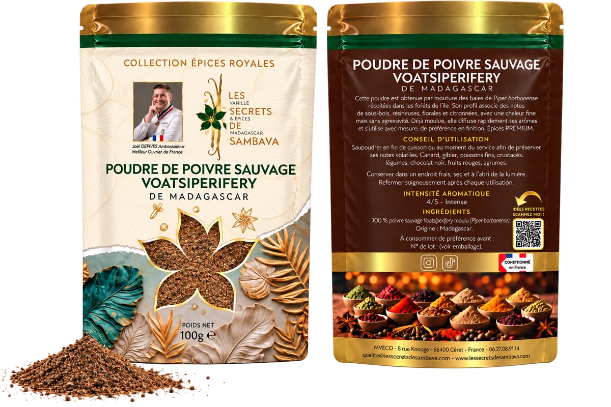 Poudre de poivre sauvage Voatsiperifery