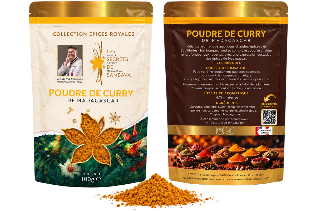 Poudre de curry - Grade Premium